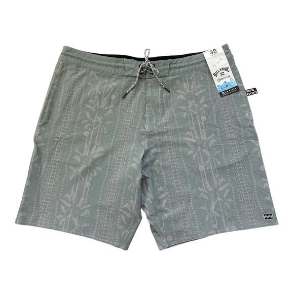 Billabong Men's Sundays Lo Tides Board Short with Pockets Sage Size 38 Unlined - Picture 3 of 9